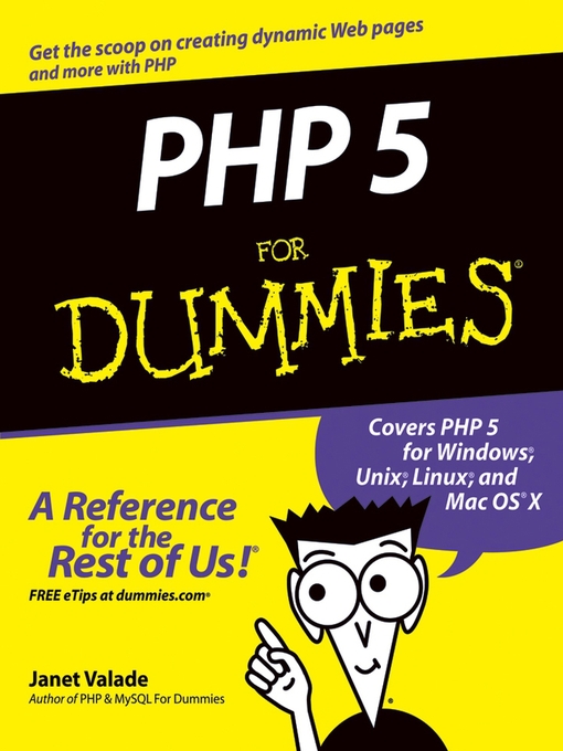 Cover image for PHP 5 For Dummies